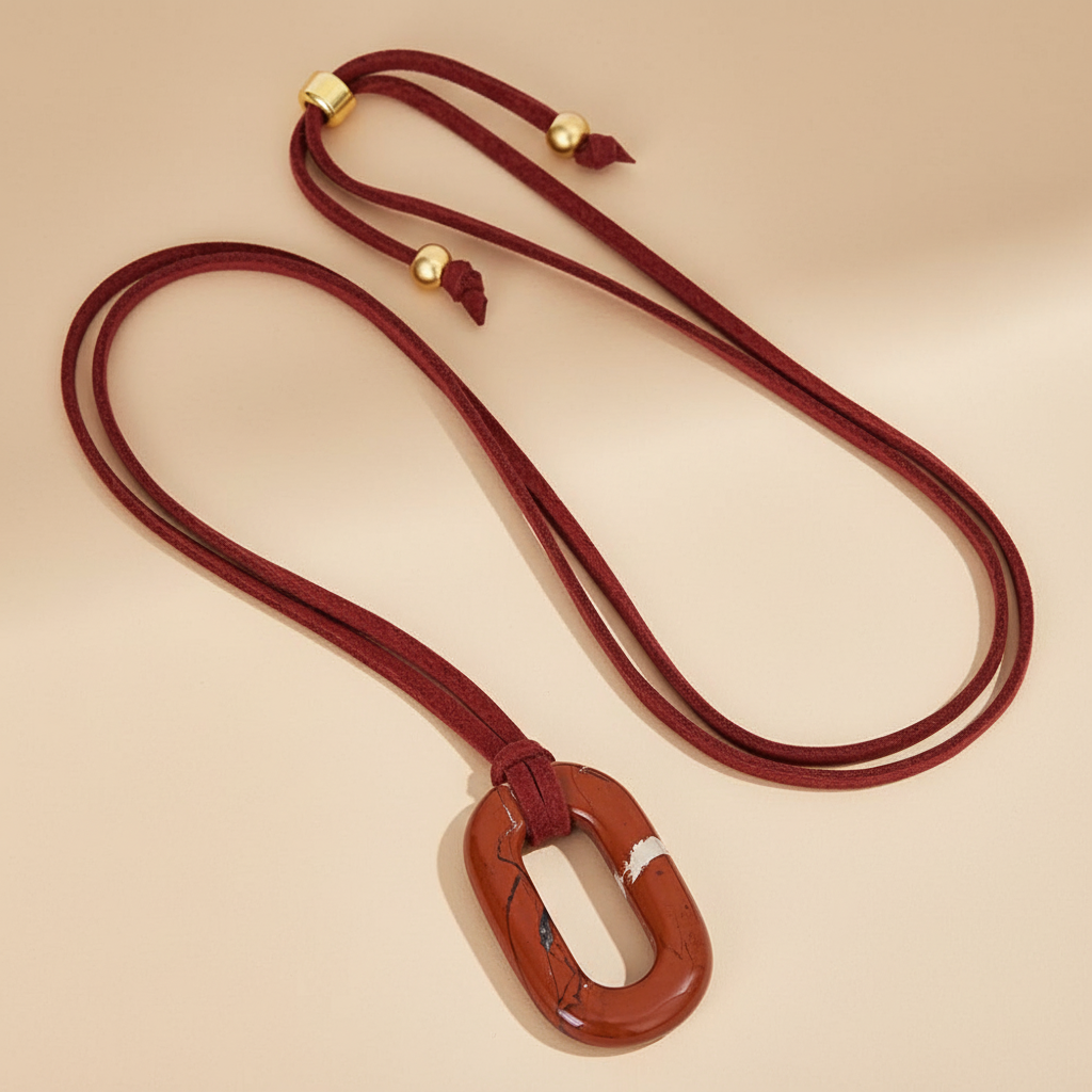 Suède Redstone Sereniteit Ketting