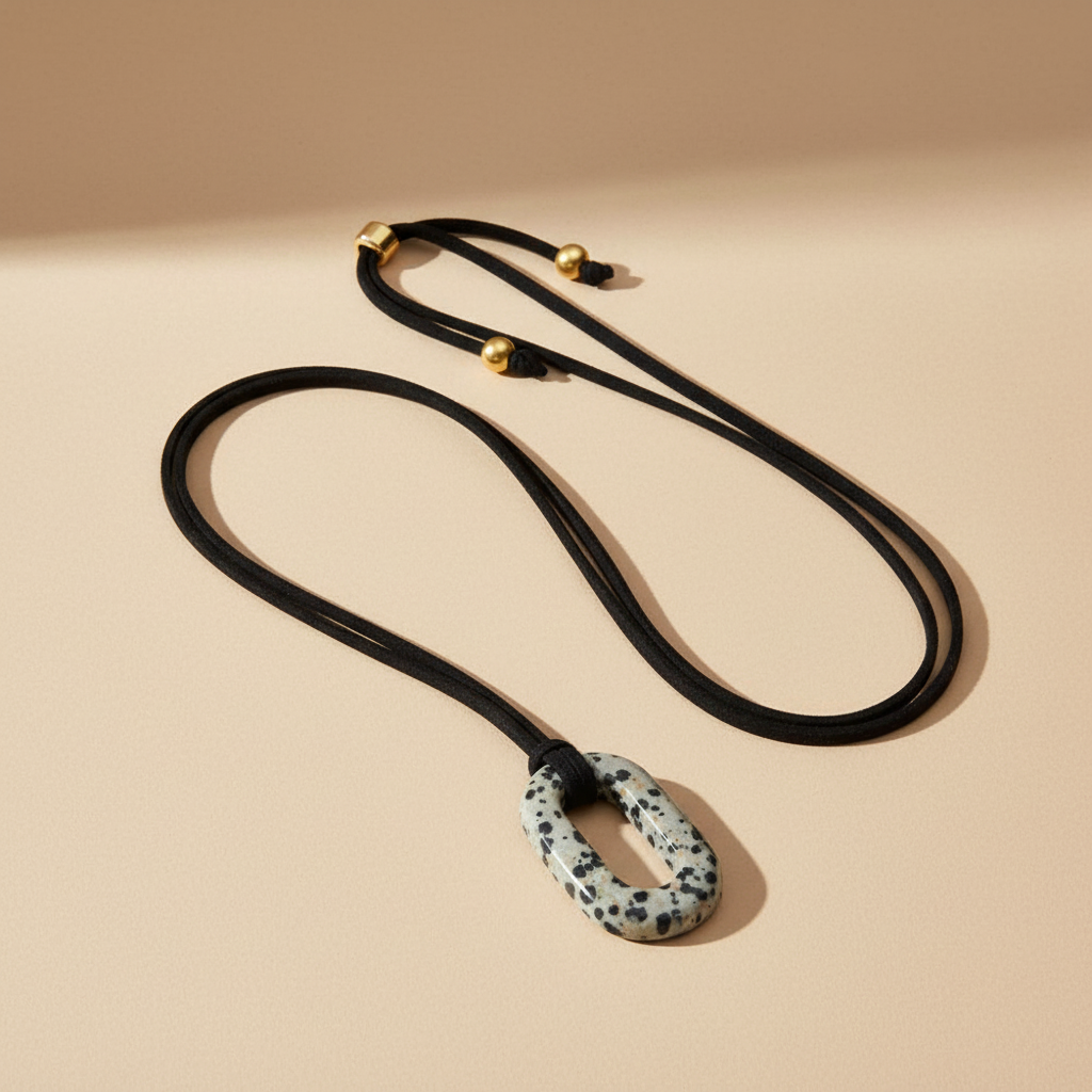 Suède Turquoise Sereniteit Ketting