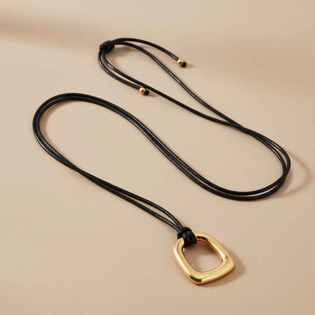 Geometrische gouden ketting