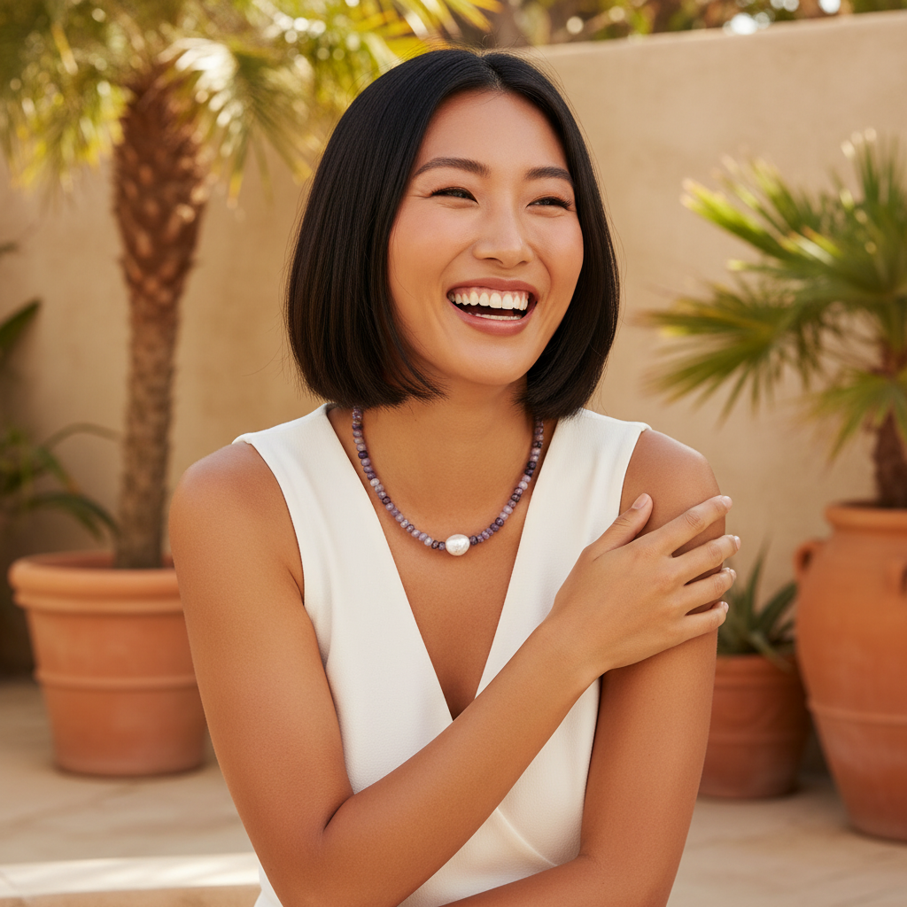 Amethist Grace Parelketting