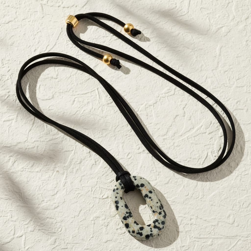 Suède Turquoise Sereniteit Ketting