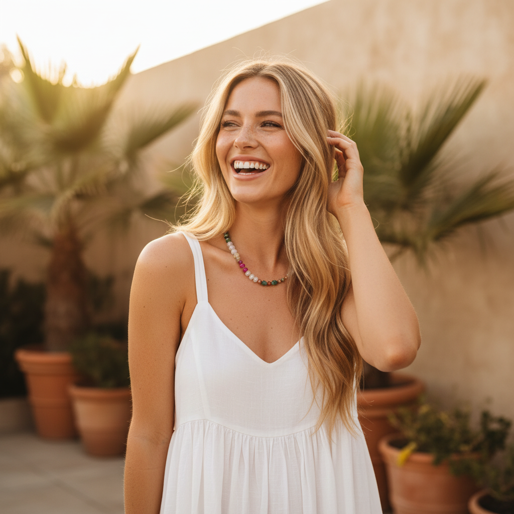 Eden edelsteen ketting