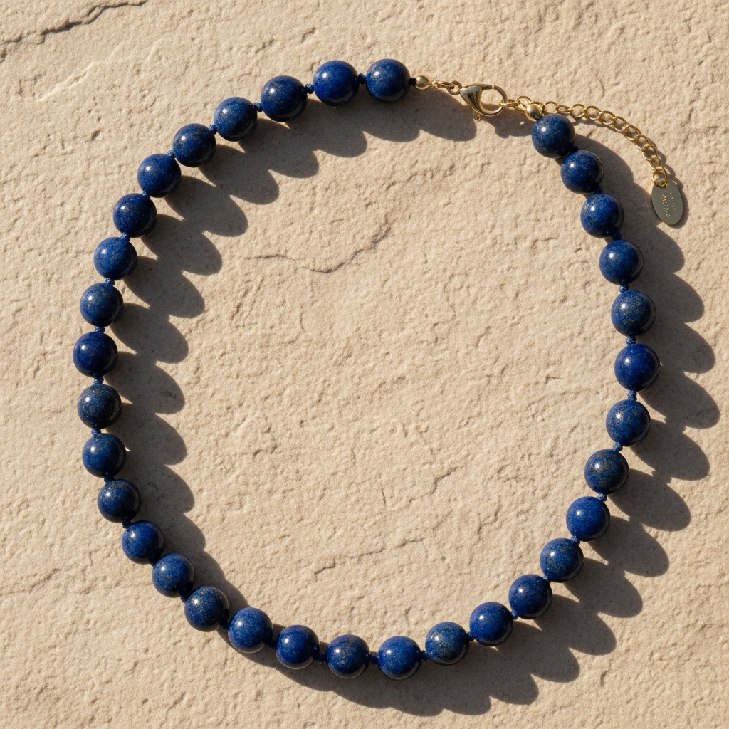 Midnight Lapis Choker Ketting