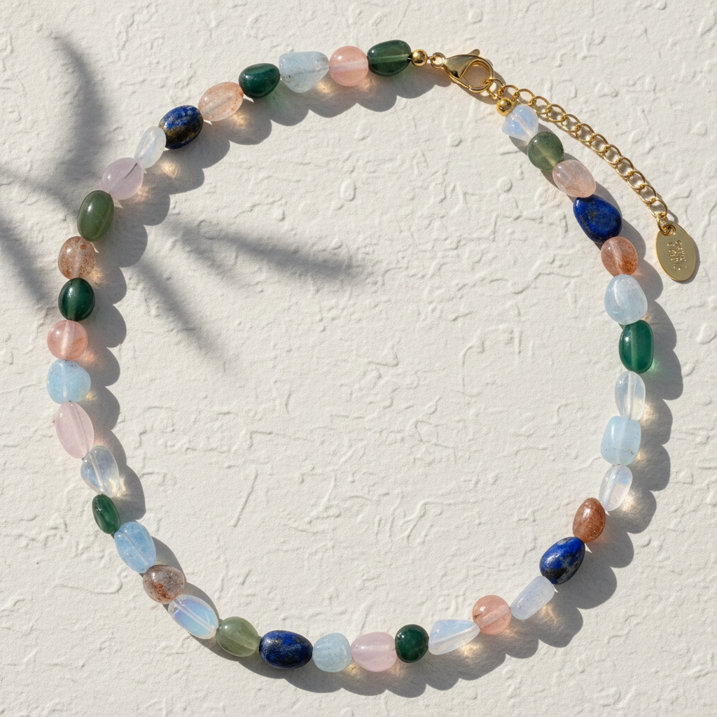 Mystieke Gloed Steen Ketting