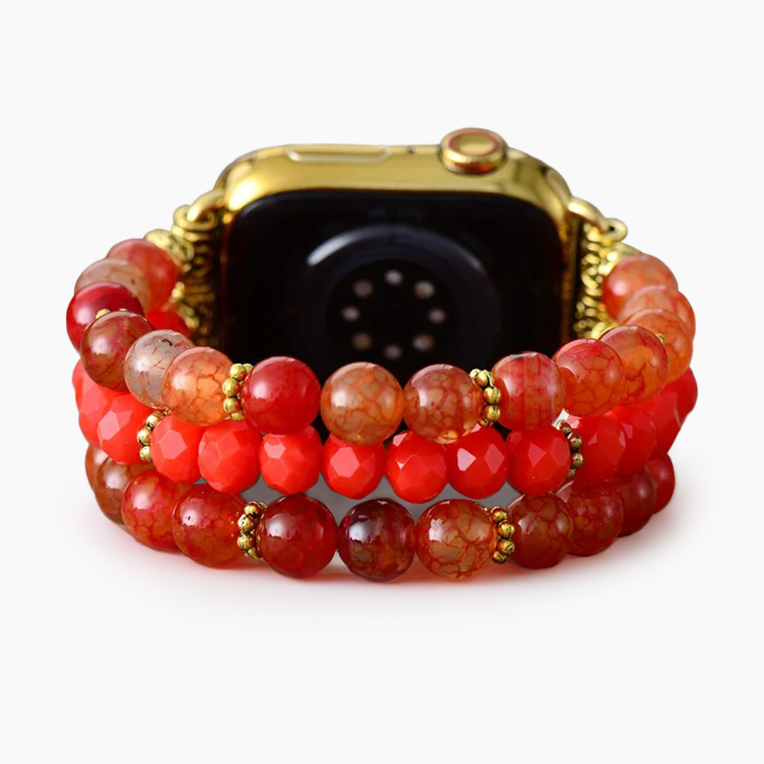 Ember Agate Stretch Apple Watch-band