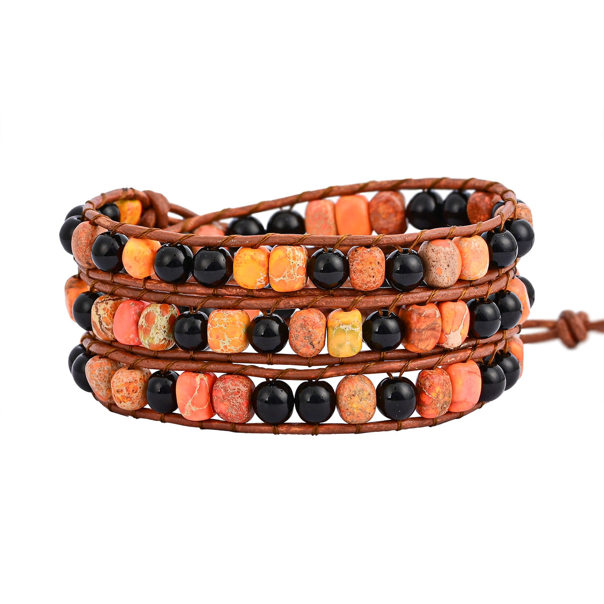 Spookachtige Agaat Wrap Armband