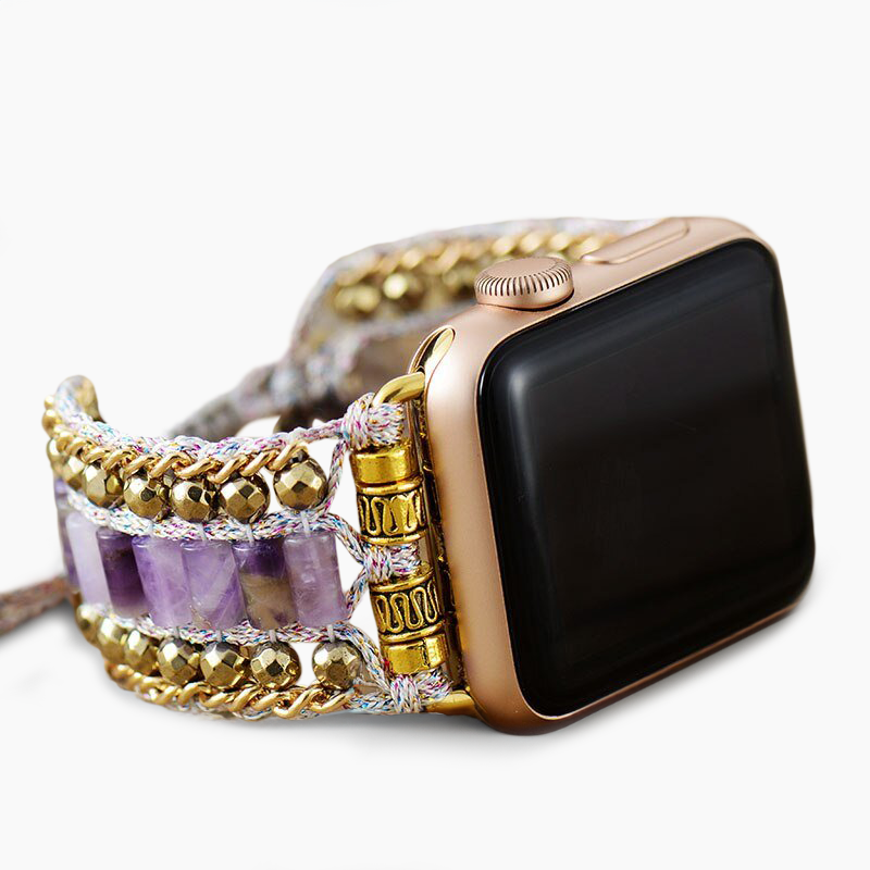 Majestueuze Amethist Apple Watch Band