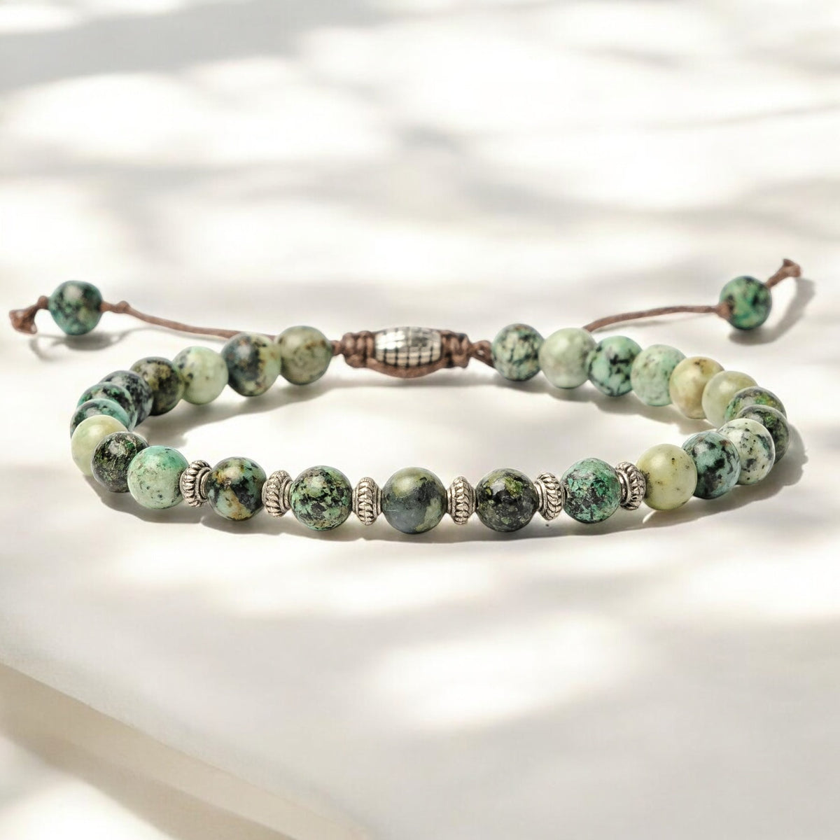 Heren Afrikaanse Turkoois Ragnar Armband