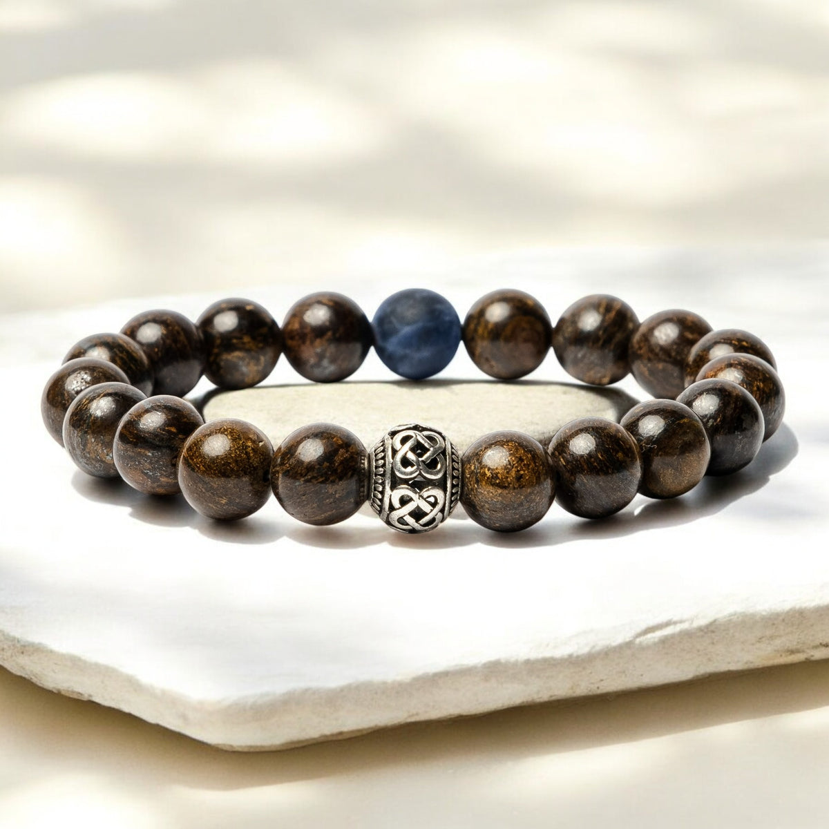 Heren Bronziet Tibetaans Armband