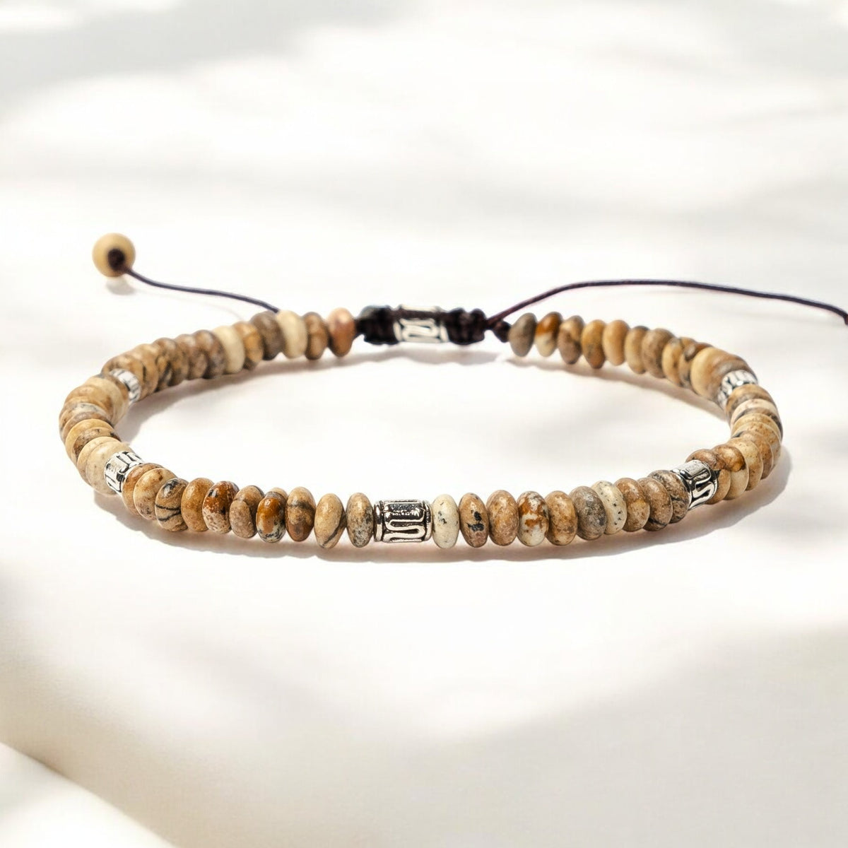 Heren Tibetaanse Jaspis Armband