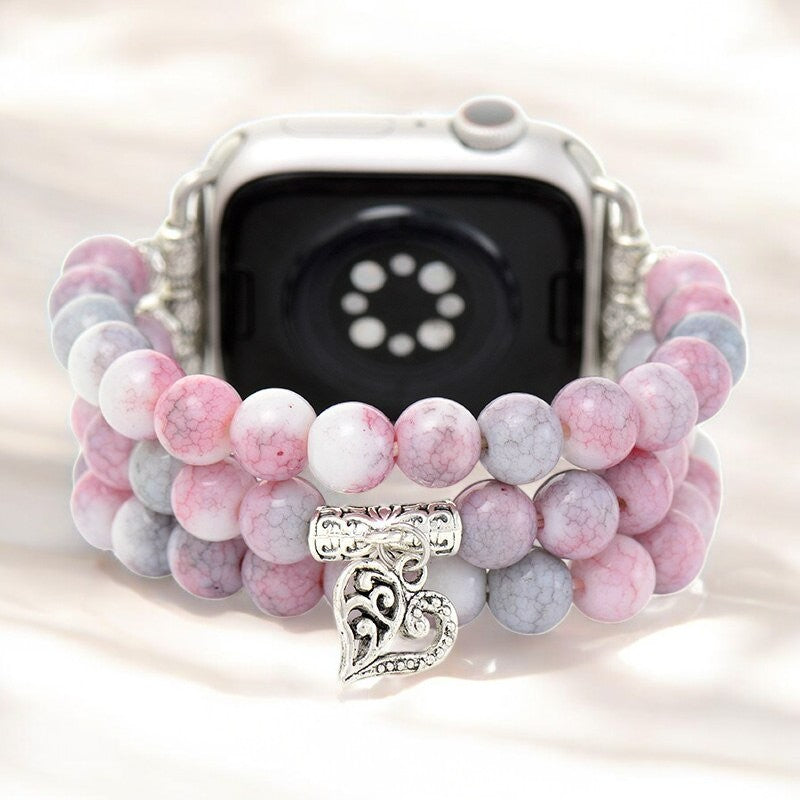 Pastel Liefde Stretch Apple Watch Bandje