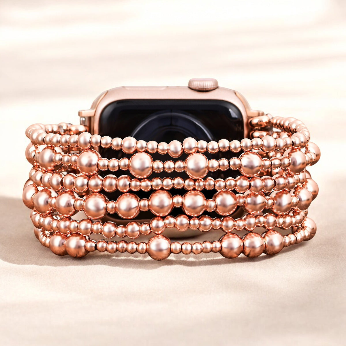 Rose Gold Serenity Apple Watch-band