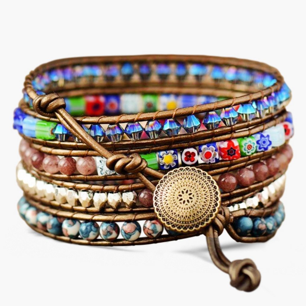 Imperial Flower Protection Wrap Bracelet - Cape Diablo