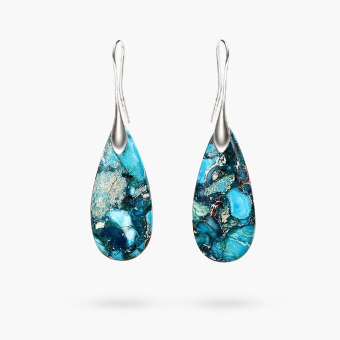 Ocean Energy Protection Teardrop Earrings - Cape Diablo