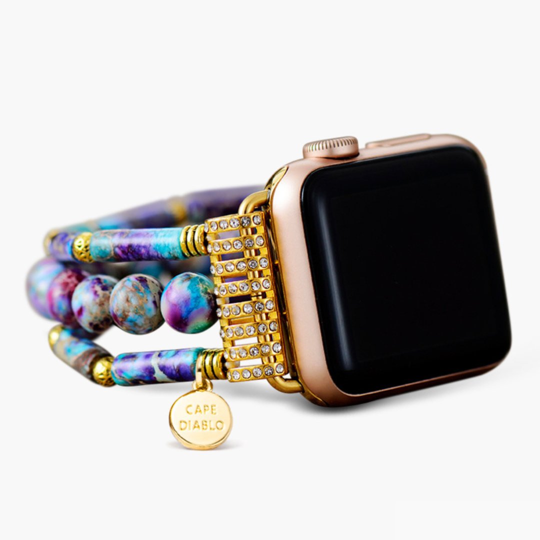 Maagdenpalm Jasper Stretch Apple Watch -band