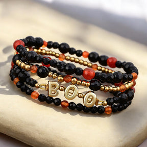 Halloween Pompoenveld Armbandenset