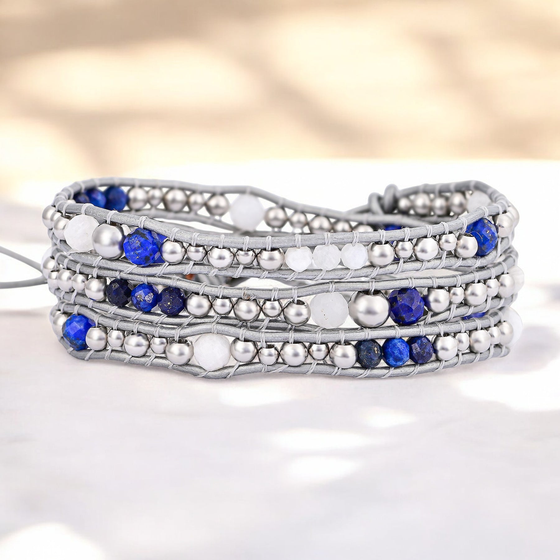 Celestial Lapis Beschermende Wikkelarmband