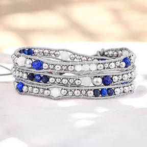 Celestial Lapis Beschermende Wikkelarmband