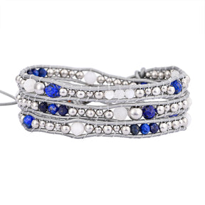 Celestial Lapis Beschermingswrap Armband