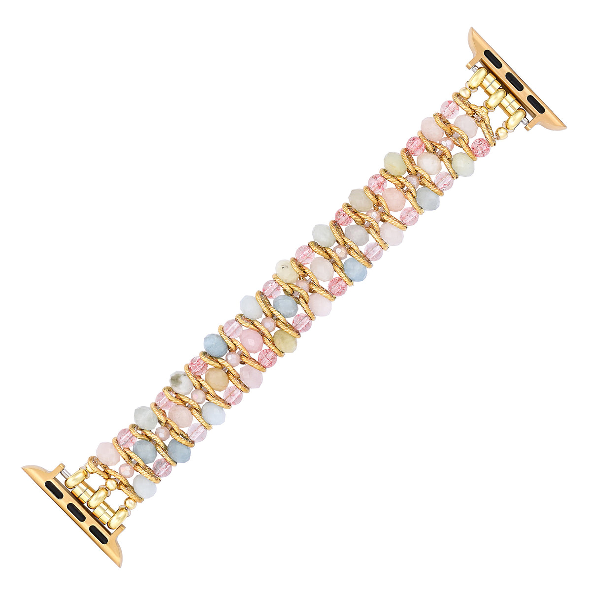 Golden Dawn Gevlochten Rekbare Apple Watch Band