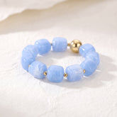 Hemelsblauwe chunky armband