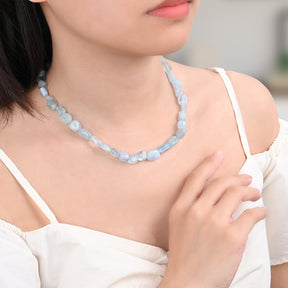 Serenity Aquamarijn Ketting