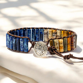 Heren Warrior Jasper Armband