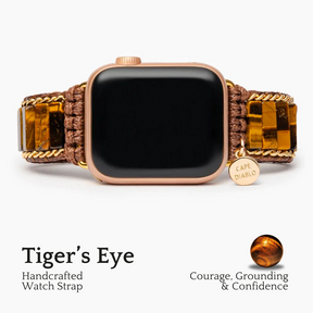 Fierce Tiger's Eye Apple Watch-bandje