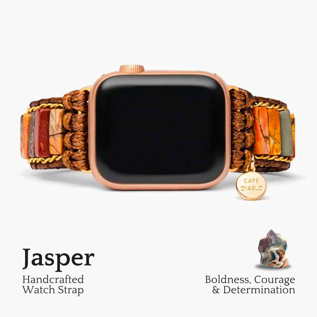Delicate Picasso Jasper Apple Watch-band