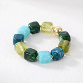 Gemengde grove armband Verdant Tide