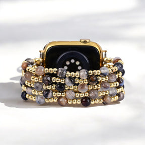 Agate Elegance Stretch Apple Watch-band
