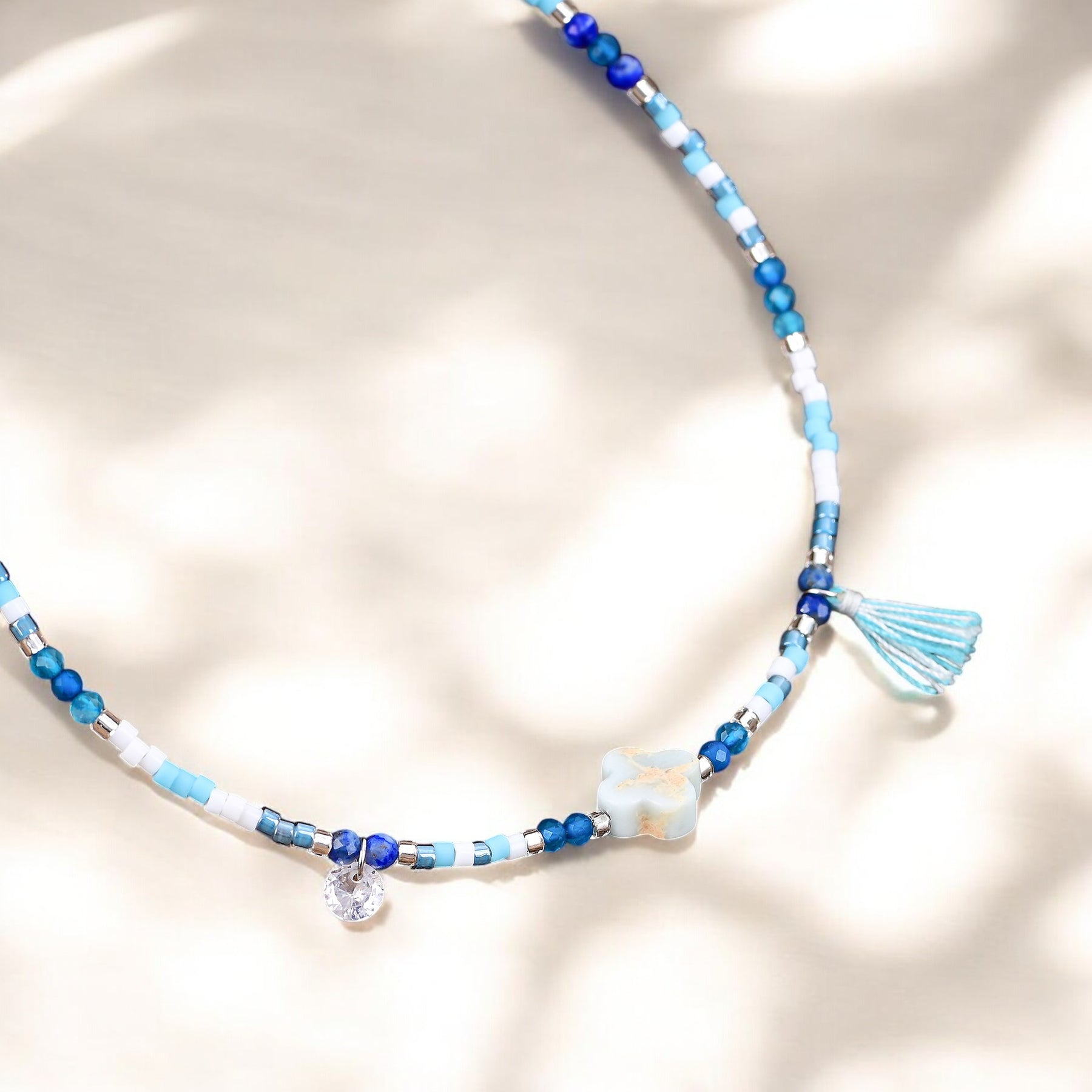 Ocean Breeze Lapis Enkelband