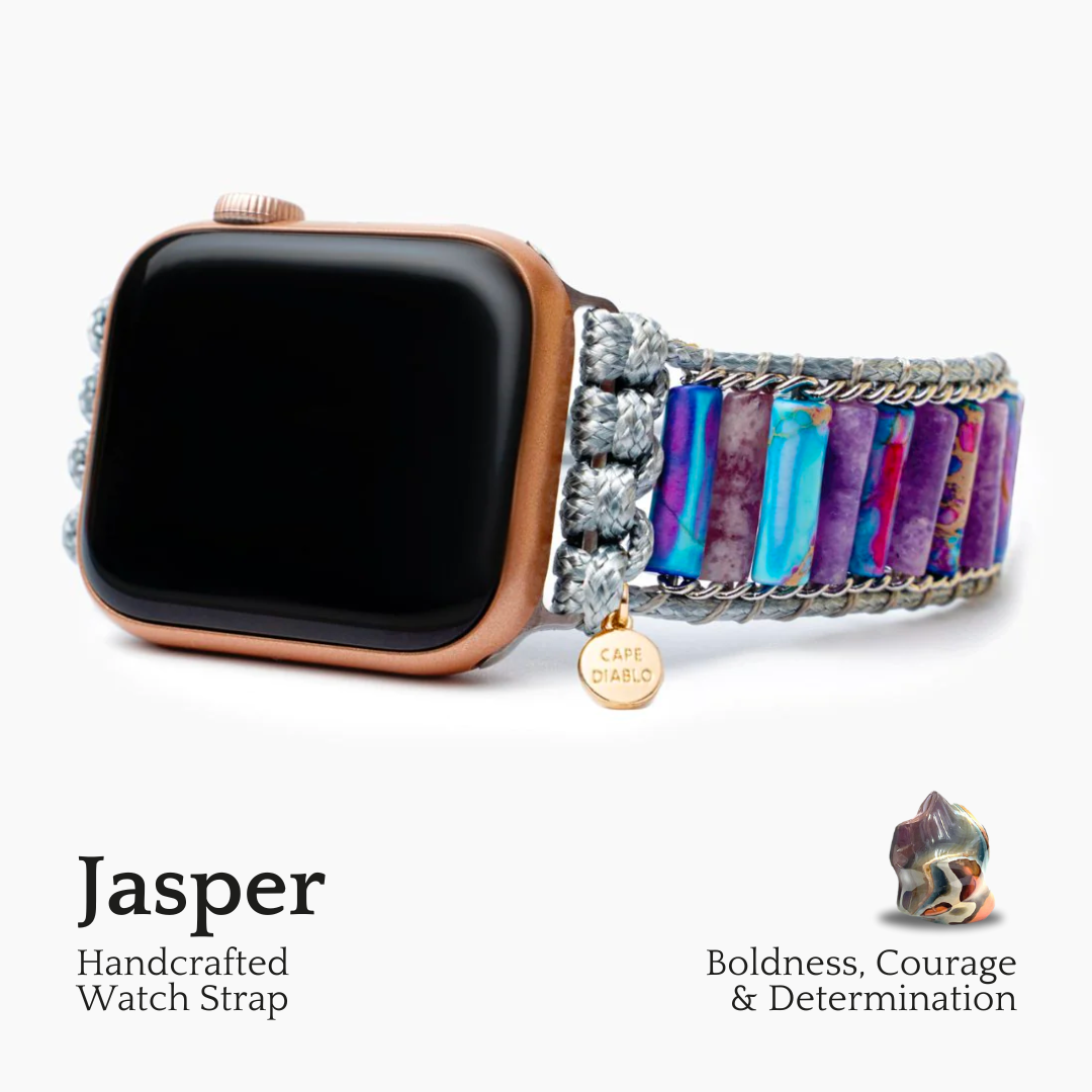 Serene Imperial Jasper Apple Watch horlogebandje