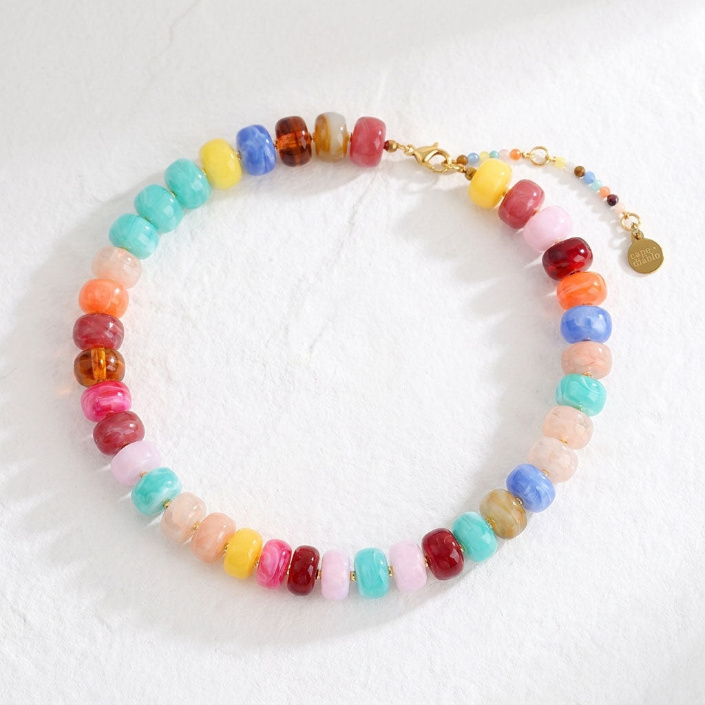 Grove regenboog-gloeiketting