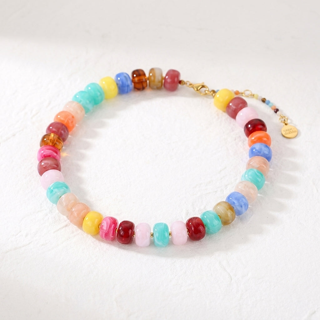 Grove regenboog-gloeiketting