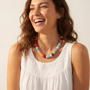 Grove regenboog-gloeiketting