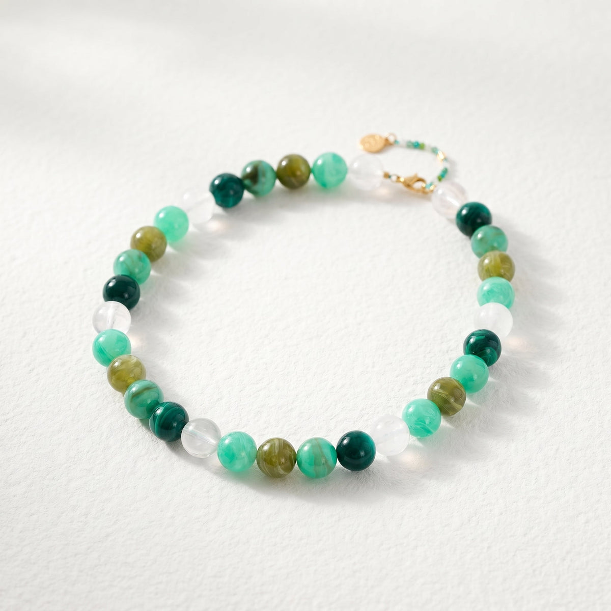 Chunky turquoise kralenketting