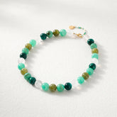 Chunky turquoise kralenketting