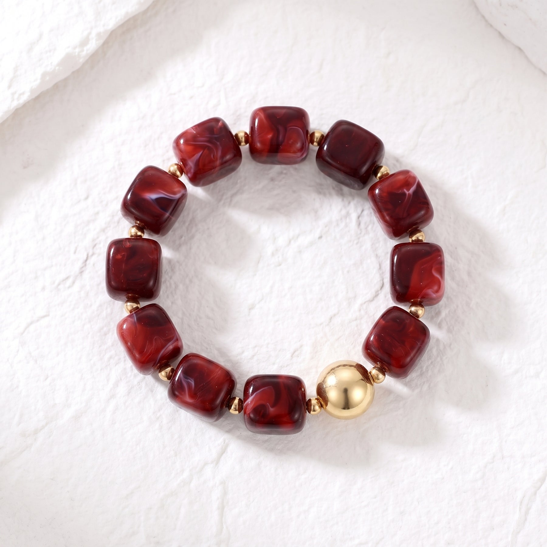 Chunky armband Scarlet Eclipse