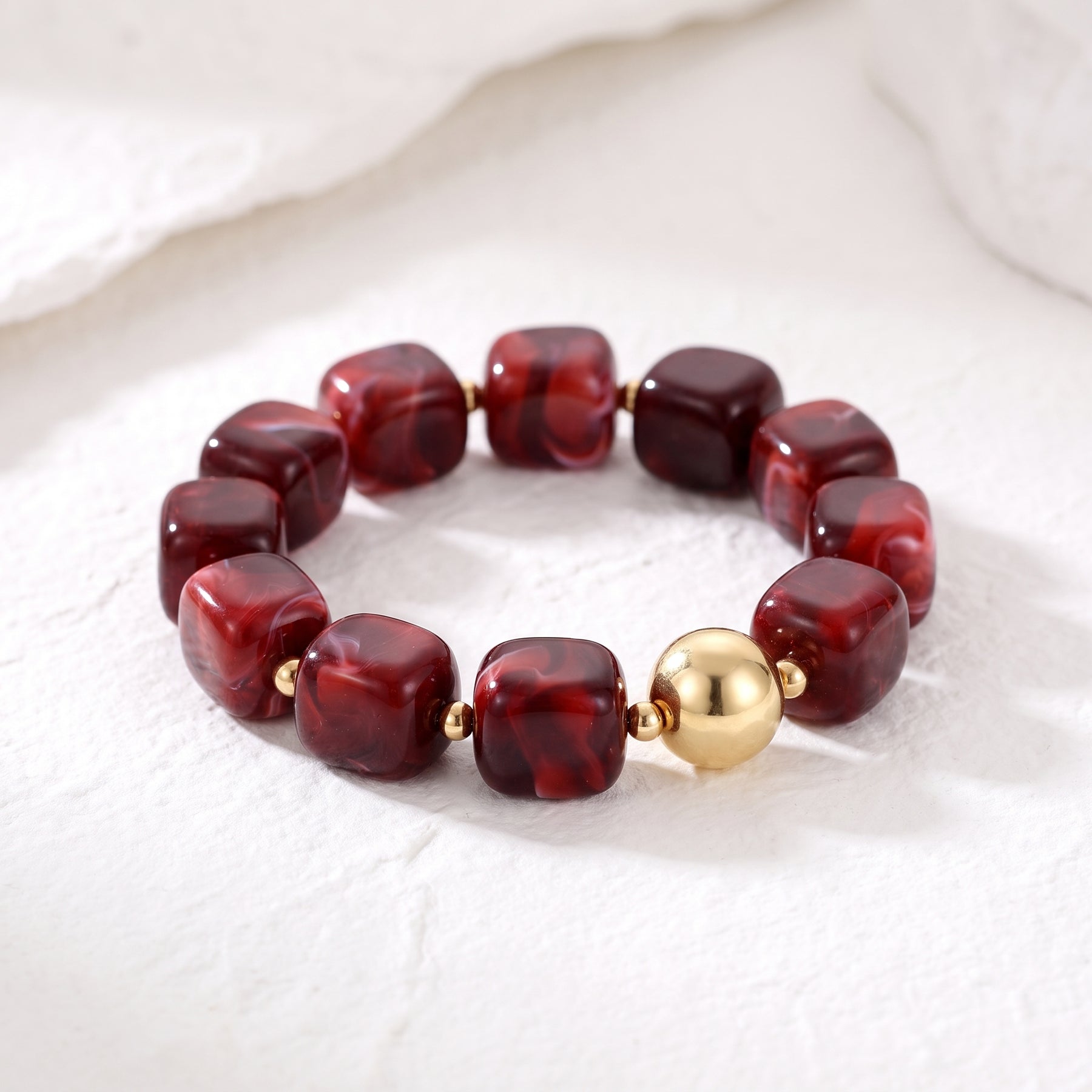 Chunky armband Scarlet Eclipse