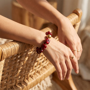 Chunky armband Scarlet Eclipse