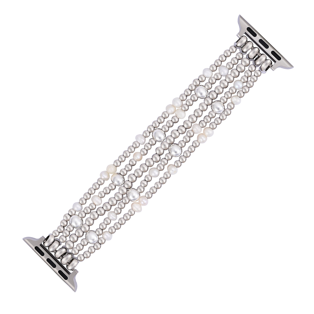 Glinsterende Parel Stretch Apple Watch Band
