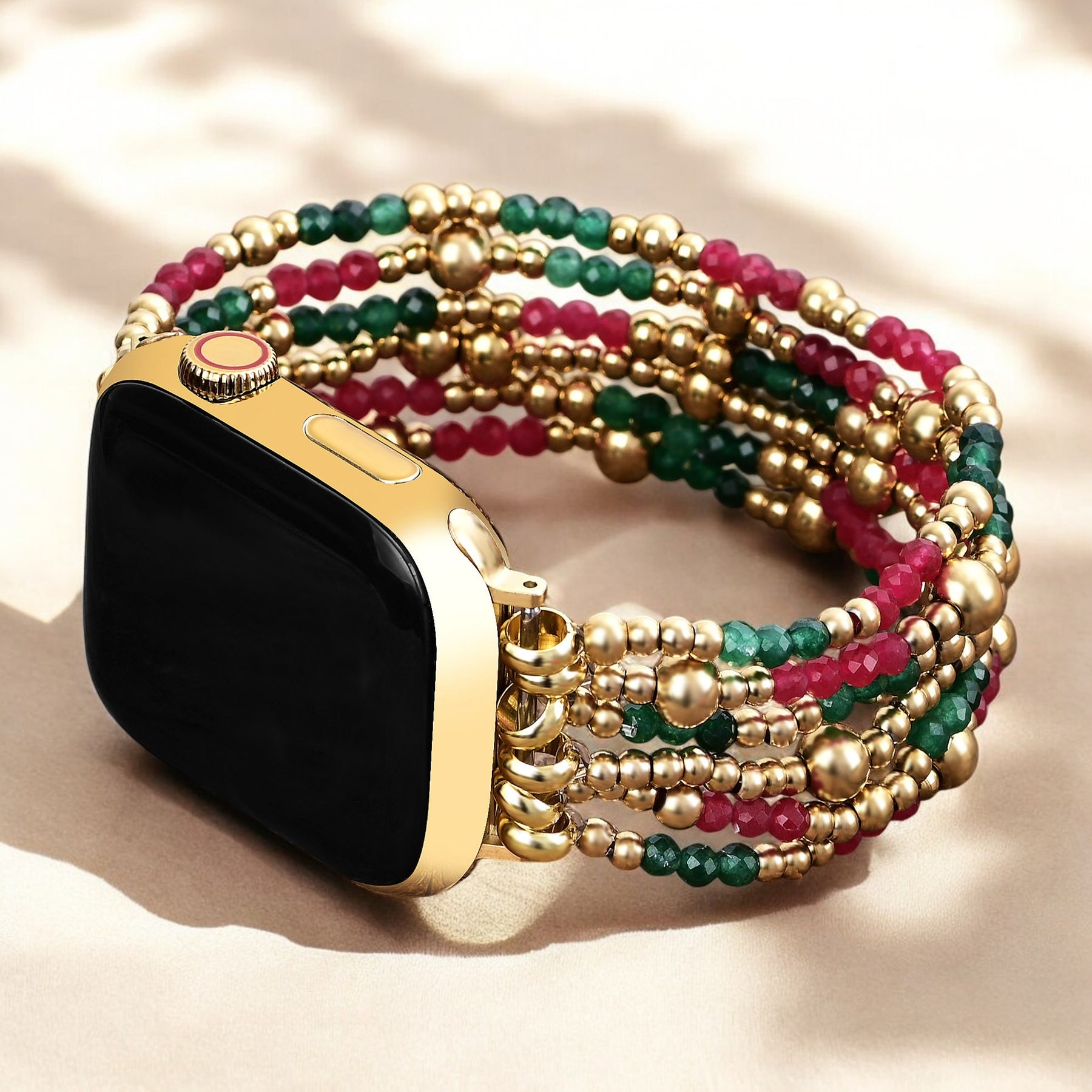 Kerstgloed Stretch Apple Watch Band