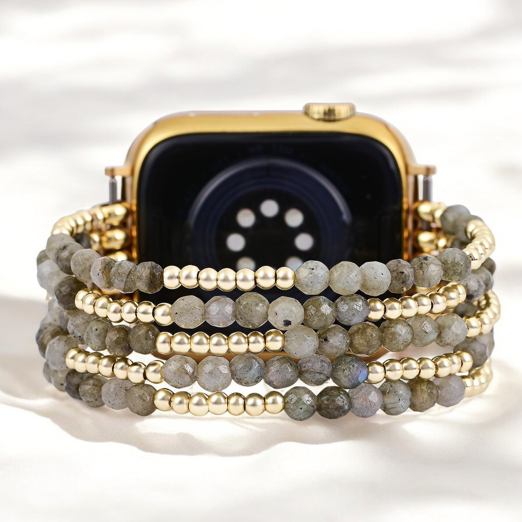 Labradoriet Magische Stretch Apple Watch Band