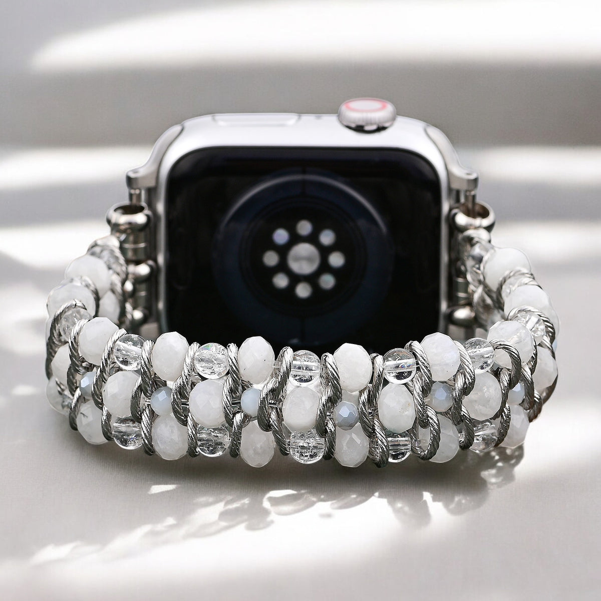 Moon Mirage Gevlochten Rekbare Apple Watch Band
