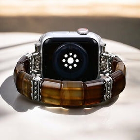 Ethereal Dune Agaat Rekbare Apple Watch Band