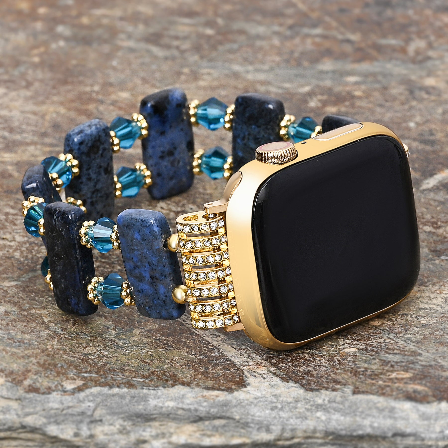 Intense Ocean Twilight Stretch Apple Watch-bandje