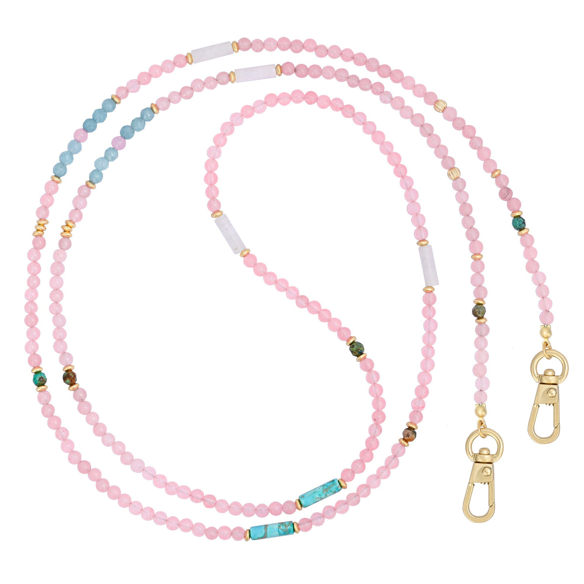 Pink Jade Serenity Telefoonketting