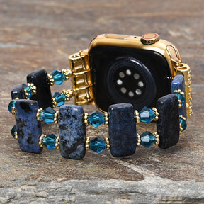 Intense Ocean Twilight Stretch Apple Watch-bandje