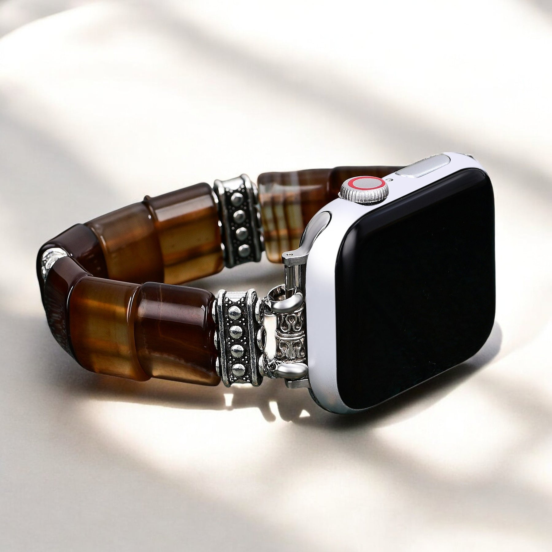 Ethereal Dune Agaat Rekbare Apple Watch Band